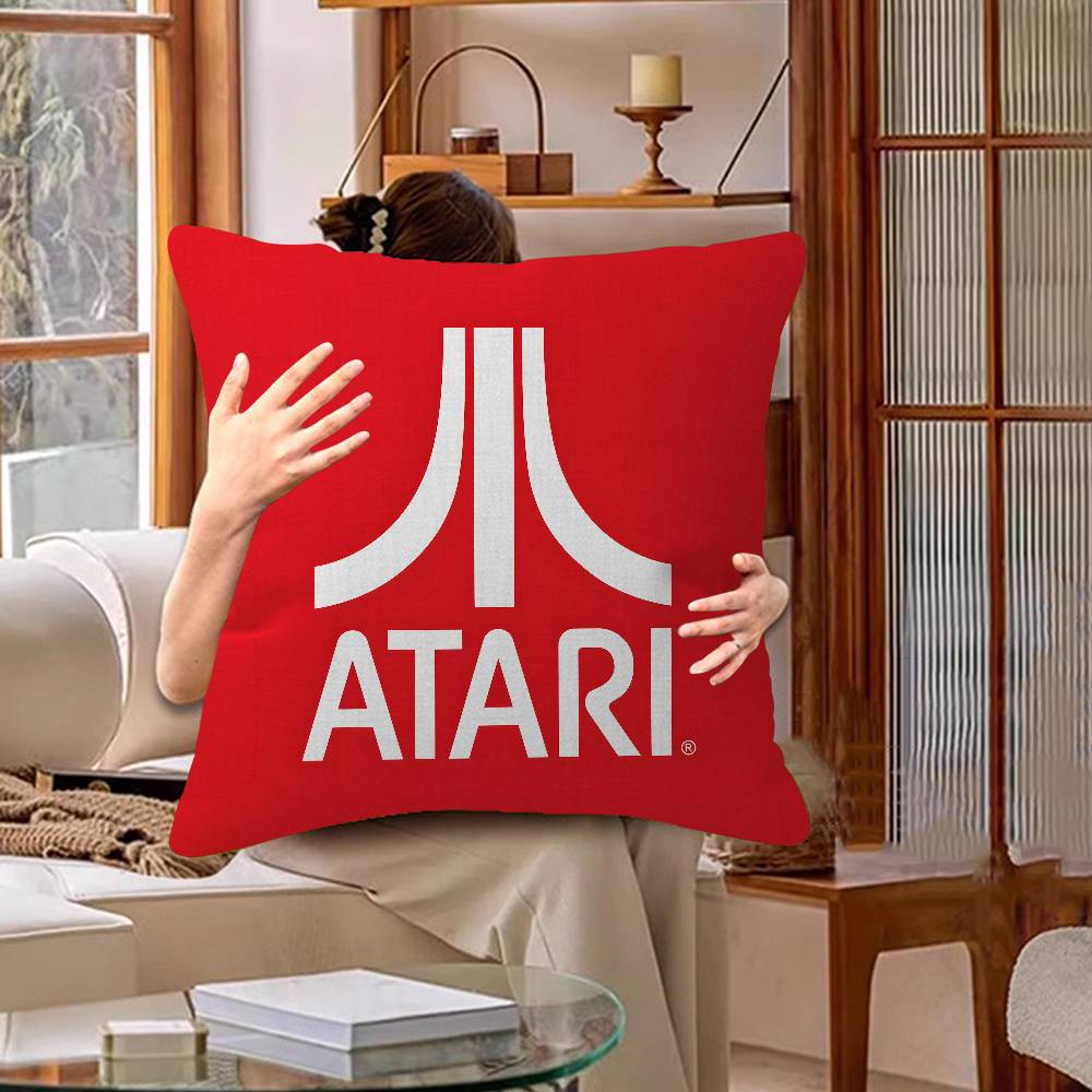 A-Atari Логотип Наволочка Чехол на Подушку Декор Наволочка Печатный Чехол на Подушку для Дивана