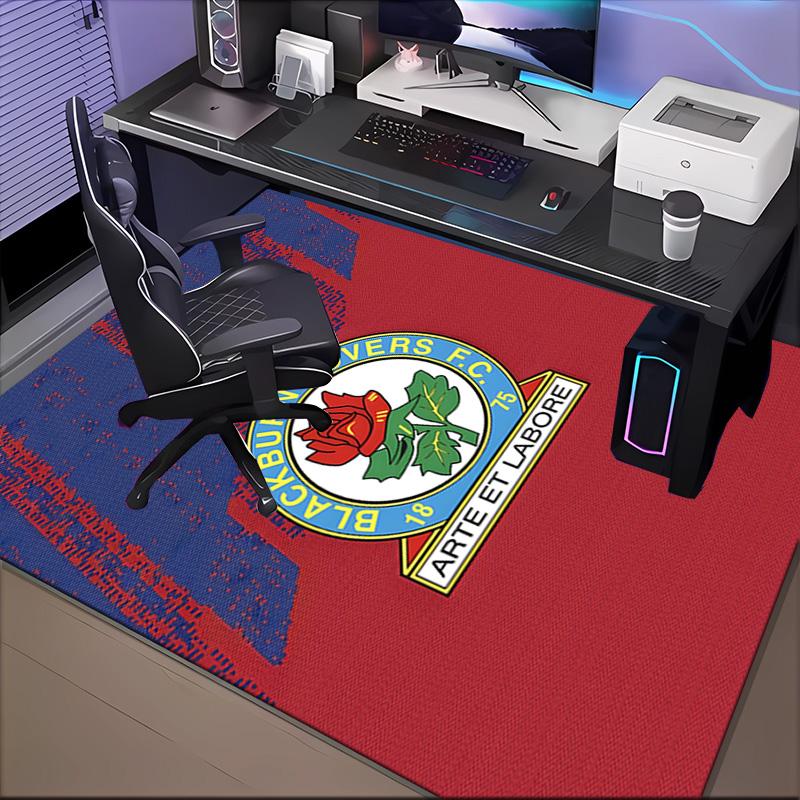 Футбольный клуб Rovers Crest Печатный офисный коврик Подушка для кресла Коврик для прихожей, Ковры для гостиной, спальни Рождественские подарки