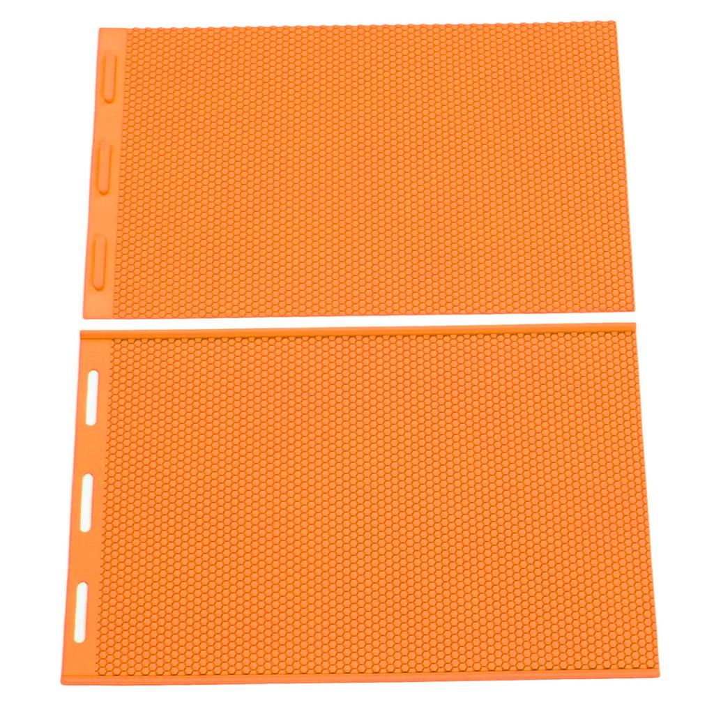 2PCS Beeswax Press Sheets 5.4mm Silicone Flexible Beeswax Foundation Sheet Beekeeper Equipment for