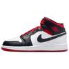 Кроссовки Air 1 Mid GS Gym Red Black Toe для детей Белый DQ8423-106