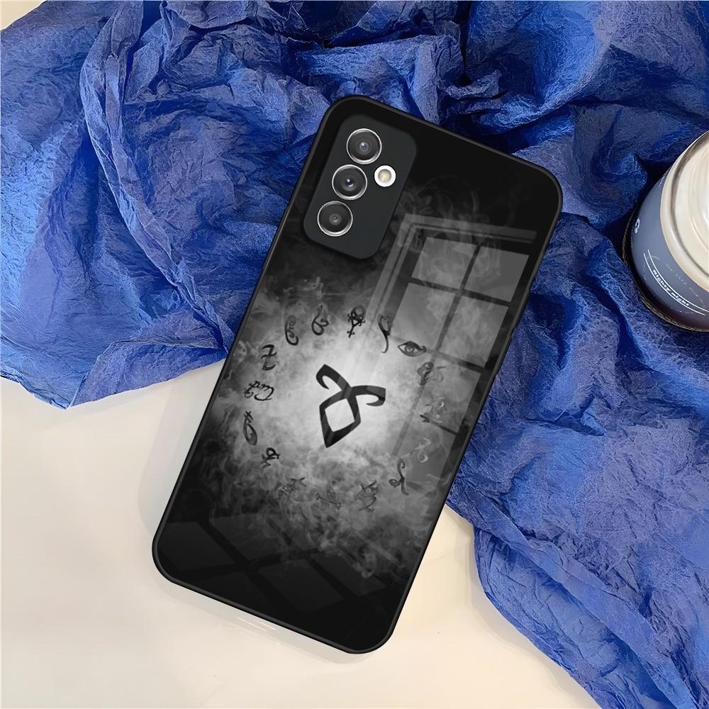 Чехол для телефона Shadow Hunter Rune для Samsung Galaxy S24 S23 S22 S21 S20 A24 A34 A54 A53 Note20 M54 Fe Ultra Plus Стекло
