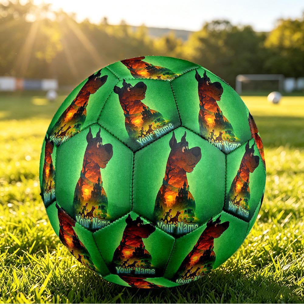 Size 5 FootballScooby-Doo Durable PU Soccer Ball for Sports Training Outdoor Competition