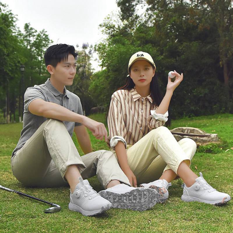Мужские и женские профессиональные кроссовки для гольфа, женские кроссовки для гольфа, классические водонепроницаемые кожаные кроссовки для активного отдыха