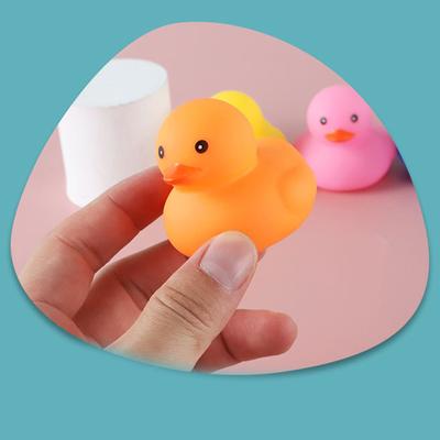 Детские игрушки для ванной, милые цветные маленькие желтые утки, подарок для ребенка, утки для купания в ванной комнате