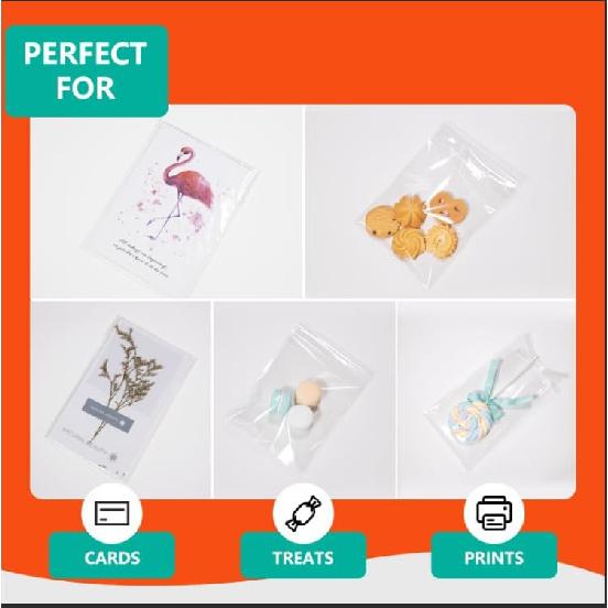 iMailer - 100 Pcs -12" X 18" Clear Plastic Cellophane Bags-Resealable Self Sealing Cello Poly Bags for Prints, Photos, Documents, Clothing, T-Shirt