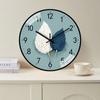 Простые настенные часы Nordic, тихие, красивые, трехмерные, подходят для учебы, гостиной, спальни, чтобы отправить друзьям