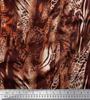 Коричневая японская креп-сатиновая ткань с принтом кожи зебры и леопарда, ткань по метрам, 42 дюйма