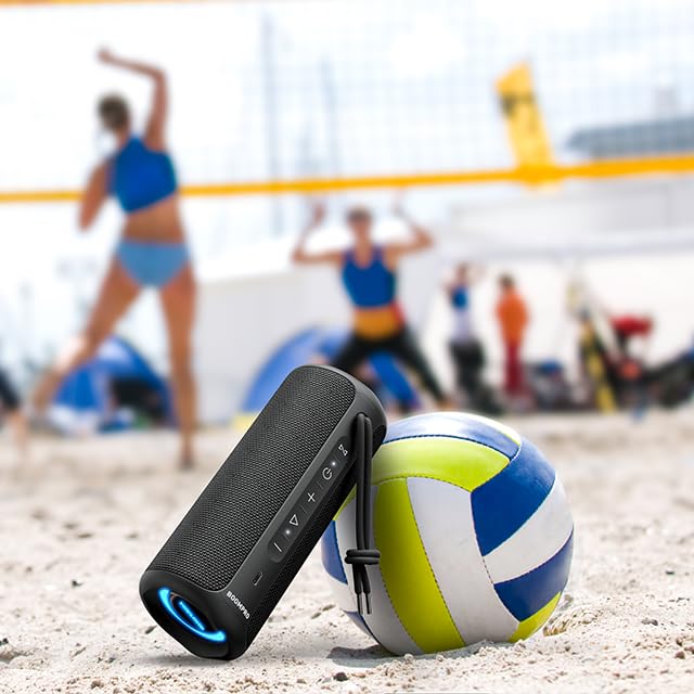 MIATONE BoomPro Bluetooth 40 Вт IPX7 Глубокий Bluetooth RGB LED DSP Пассивный 20 часов непрерывной стерео зарядки Динамик, Выход, Водонепроницаемый, Бас,