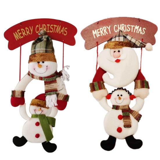 Подвеска в виде снеговика, удобный красивый яркий рождественский орнамент, Рождественский снеговик, подвесной декор, Рождественская дверная подвеска для семьи