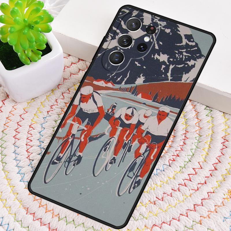 Cycling Heartbeat Bike Phone Case for Samsung Galaxy note 10 pro S26 Ultra S23 S24 FE S25 S21 S22 PLUS shockproof Cove