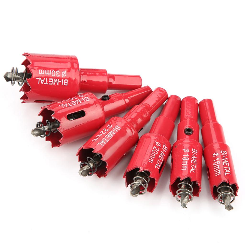 Кольцевая пила сверло M42 Набор кольцевых пил 16-53мм M42 Быстрорежущая сталь Биметаллическая Коронка Кольцевая пила с Сверлом