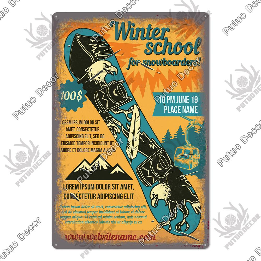 Decor Fun Animal Vintage Tin Sign Plaque Metal Plate Wall Art Decor for Living Room Man Cave Cafe Farmhouse Retro Poster