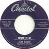 7-дюймовая пластинка ДИН МАРТИН - Вернись ко мне F3894 Capitol Records 1958 США Поп Б/У