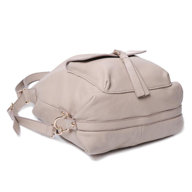 Винтажный модный рюкзак на одно плечо, большой емкости, верхний слой из коровьей кожи, женский рюкзак, натуральная кожа, женская сумка