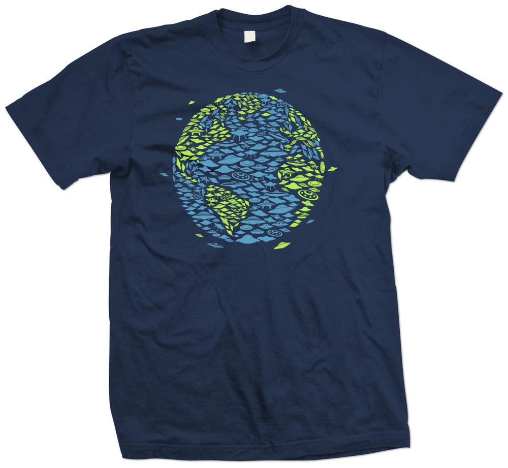 Футболка унисекс Ovni Camiseta Alien Invasion es Uap Camiseta