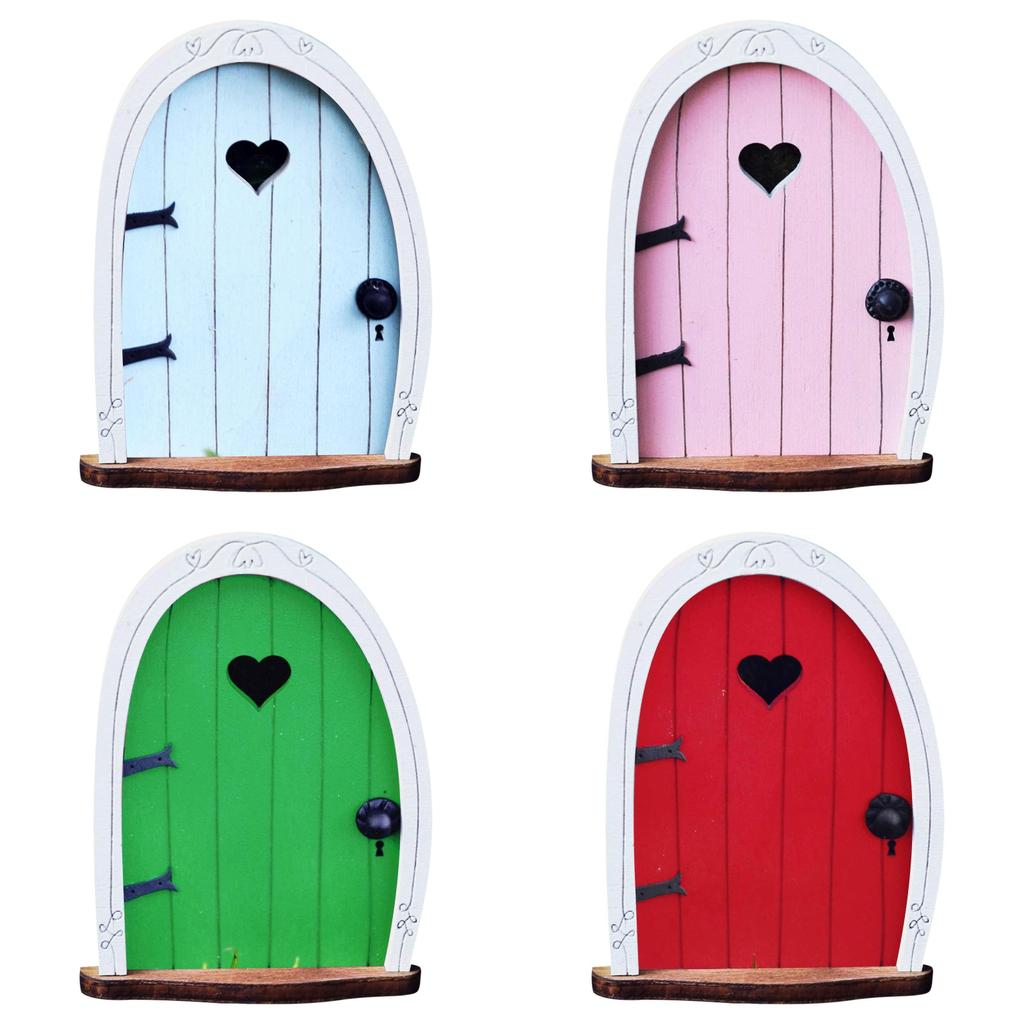 Деревянная дверь для эльфов, декор для сада в современном минималистичном стиле для открытых пространств