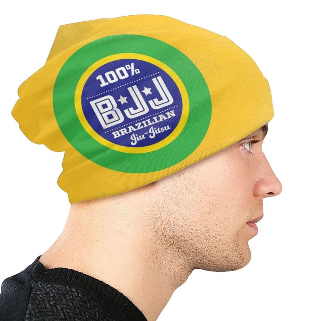 BJJ бразильское джиу-джитсу Skullies шапочки для унисекс женщин тренд унисекс зимняя теплая вязаная шапка для взрослых джиу-джитсу капот шапки