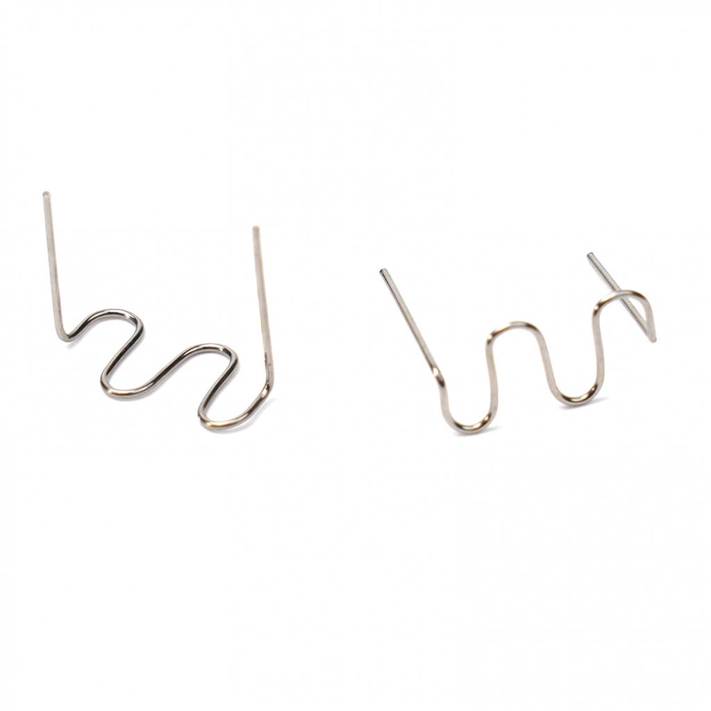 100 шт. Металлические скобы для термостеплера для сварки пластика - размеры 0,6 мм и 0,8 мм