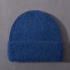 Autumn and winter solid color angora rabbit down long hair men and women pullover two refurbished color warm knitted wool hat