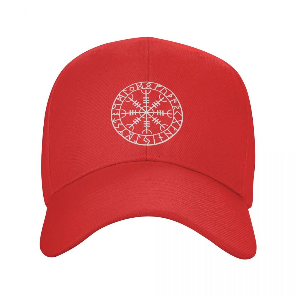Norse Viking Rune Amulet Baseball Cap Women Unisex Adjustable Icelandic Vegvisir Compass Dad Hat Streetwear Snapback Caps