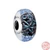 925 Sterling Silver Glass Beads Charms for Jewelry DIY Making Fit Original Bracelets Bangles for Women Gift