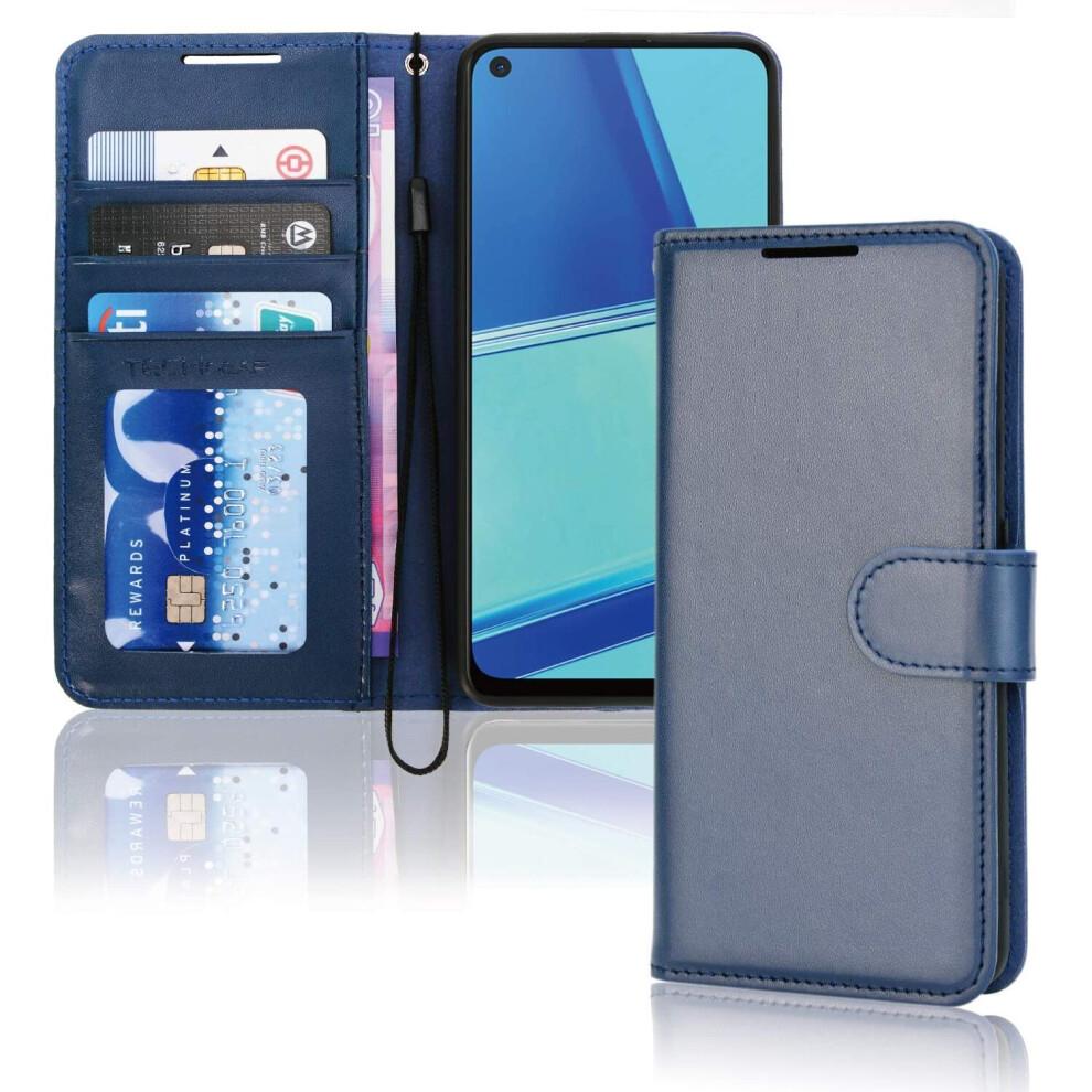 Leather Wallet Case for Oppo A72 / A52 / A92, Flip Protective Case Cover with Wallet Card Holder