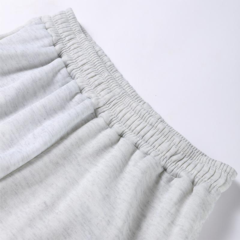 Женский однотонный свободный повседневный спортивный костюм из двух частей, комплект из осенне-зимнего комплекта с воротником-стойкой, застежкой-молнией, длинными рукавами, толстовка с капюшоном, прямые длинные брюки