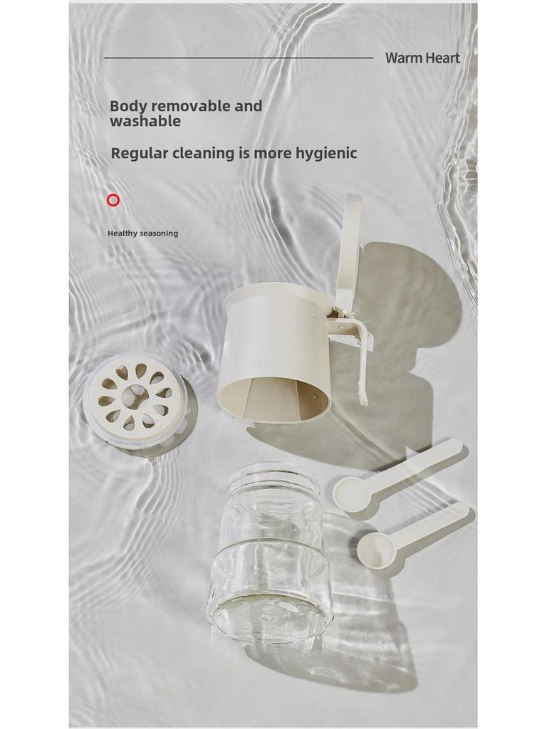 Kitchen Seasoning Set: Salt, MSG, Oil Pots & Storage Jars Combo