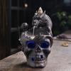 Reflow Incense Burner Skeleton Halloween European Home Gift Ornament Reflow Incense Burner