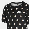 Nike Повседневная футболка с круглым вырезом и коротким рукавом с графическим принтом, детские топы, цвет черный FD4929-010