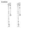 Lindon Copper Alloy Zircon Earrings Drop Earrings For Women Wedding Party Gifts