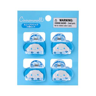 Набор из 4 мини-заколок для волос Cinnamoroll, АБС-смола, для детей от 3 лет, 159085