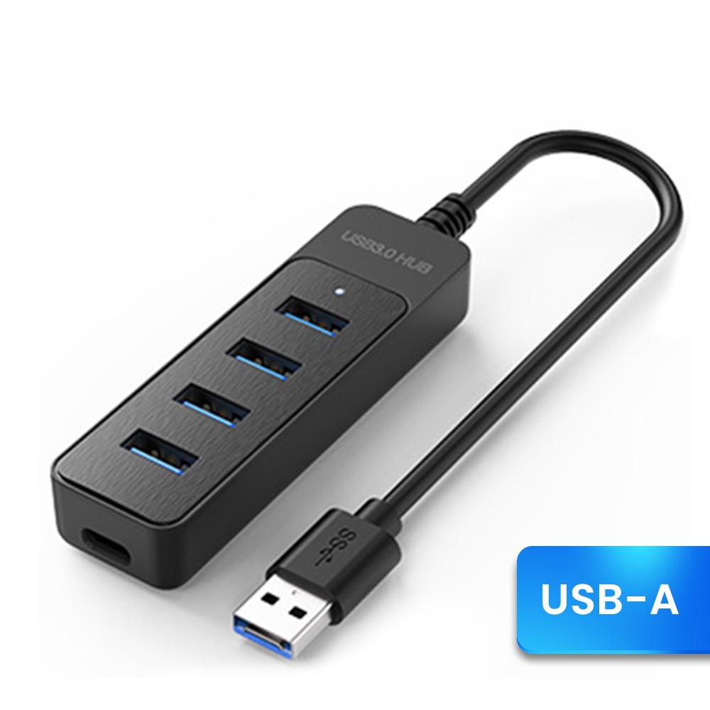 Расширитель USB на 4 порта Многопортовый USB 3.0 HUB Порт питания Type-C Высокоскоростной HUB 5 Гбит/с Док-станция для Macbook Аксессуары для ноутбука