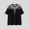 MB Gradient Wings T Shirt Men Women Loose Casual Short Sleeve Tee