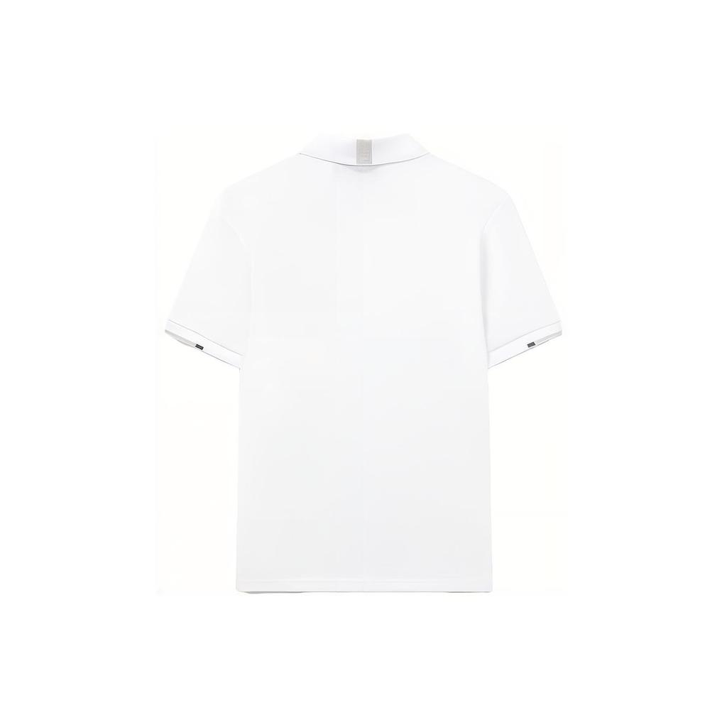 Fila Solid Color Pullover Polo Shirt Men Tops White F51M338117AWT