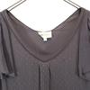 Athe' Vanessabruno Silk Blend Short Sleeve Tunic 36 Gray Women Used