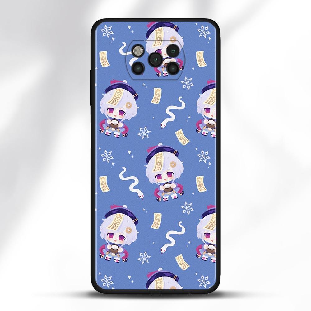 Чехол для Poco X3 NFC M3 Pro M3 F3 F1, чехол для Mi Note 10 Pro Lite, чехол для Xiaomi CC9 Pro A3 A2 Lite, мультяшный Genshin Impact Head