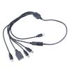 Многофункциональный зарядный кабель 6 в 1 Адаптер Type C (мама) на USB1 и USB C (папа) для нескольких электронных устройств, планшетов