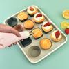 8Pcs Multi-Shape Silicone Cupcake Liners Baking Cups Non-Stick Reusable Diy Cake Pudding Muffin Liners Pastry Cake Baking Mold