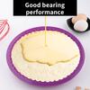10 Inch Pizza Round Silicone Mold Lace Edge Baking Pans Handmade Cookie Loaf Tray Thin Cake Mould Kitchen Gadgets Tools