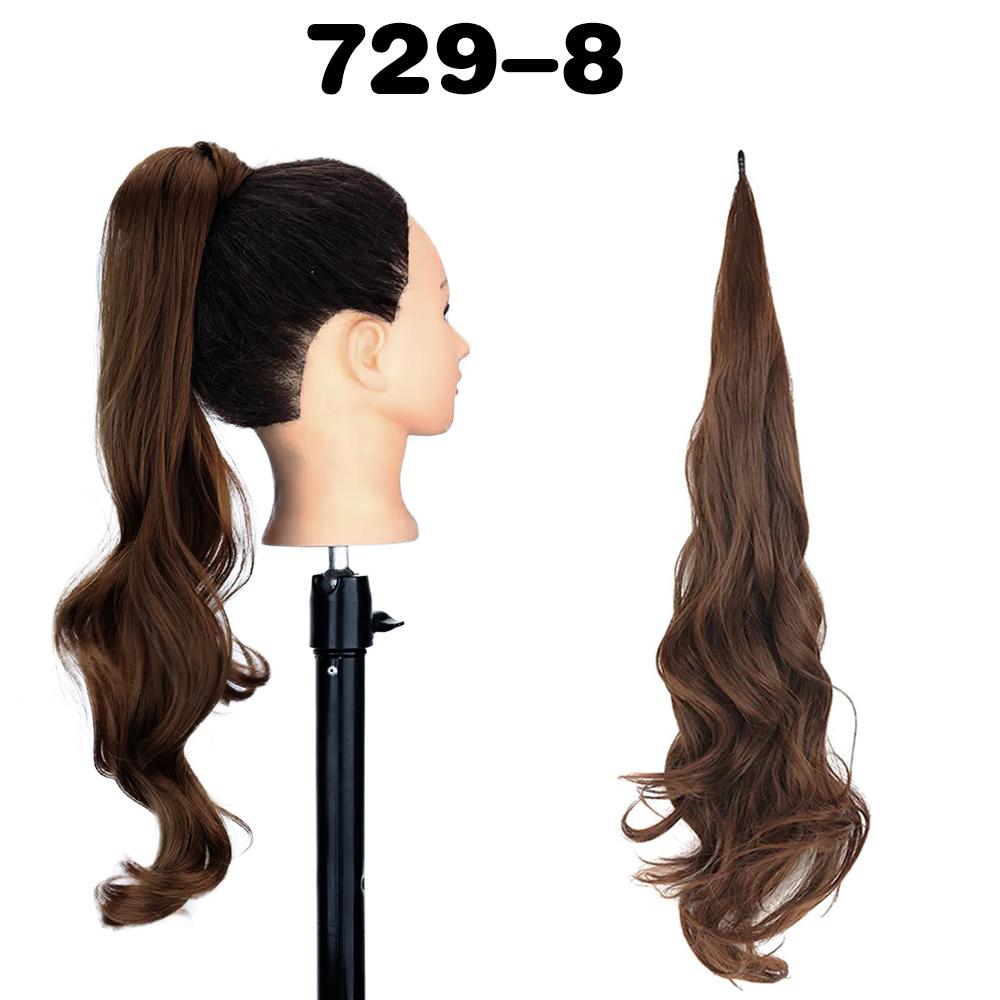 MISS WIG 30-дюймовый синтетический гибкий хвост с длинным волнистым многослойным хвостом, парик для женщин, повседневная одежда
