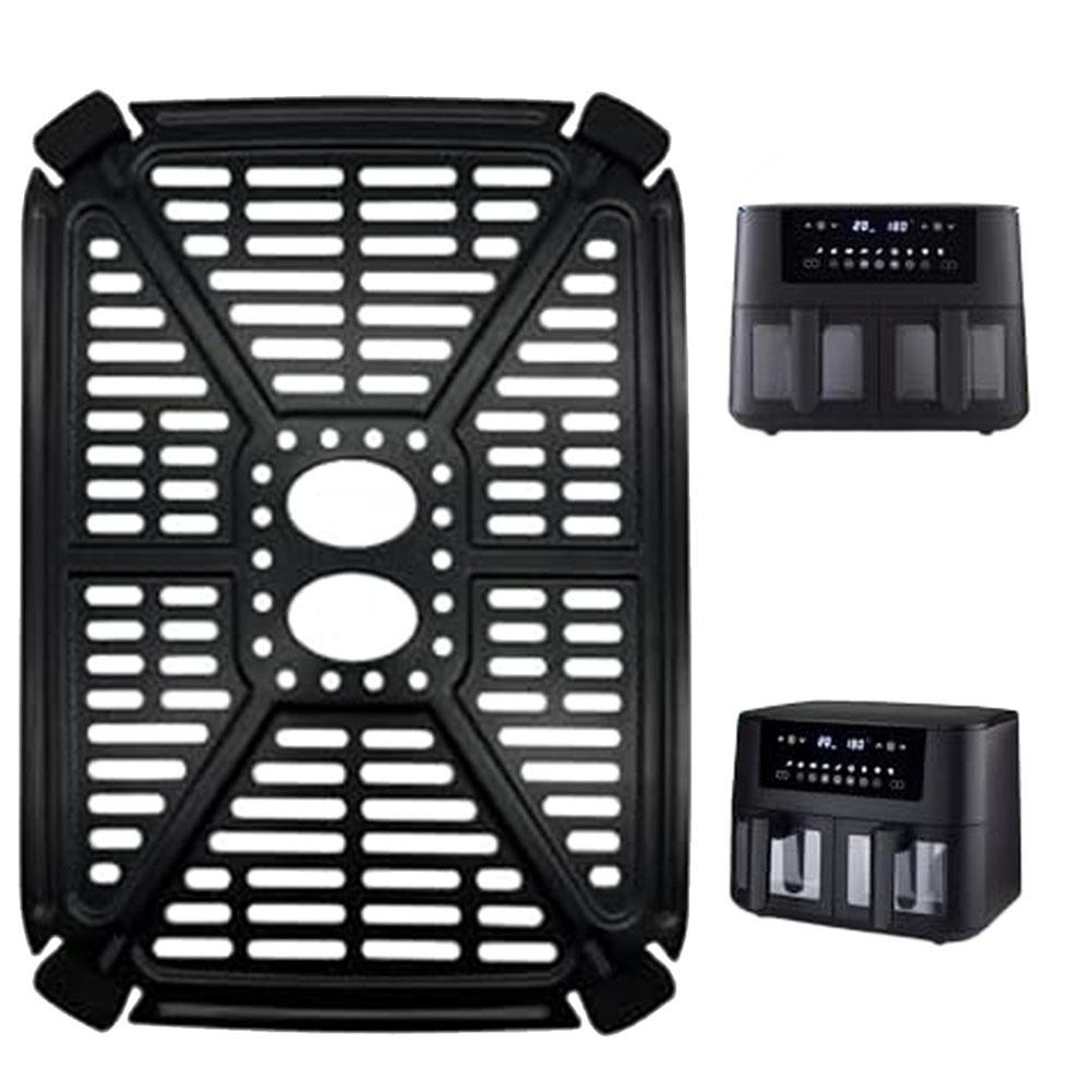 Сковорода-гриль для цифровой аэрофритюрницы Holstein Housewares 8,4 кварт, сменная кулинарная пластина, конструкция с воздушным потоком, антипригарная, можно мыть в посудомоечной машине