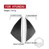 For Hyundai Sonata 9th 2015-2017 Real Carbon Fiber Sticker trument Front Door Slot Panel Car ide decorative Accessories