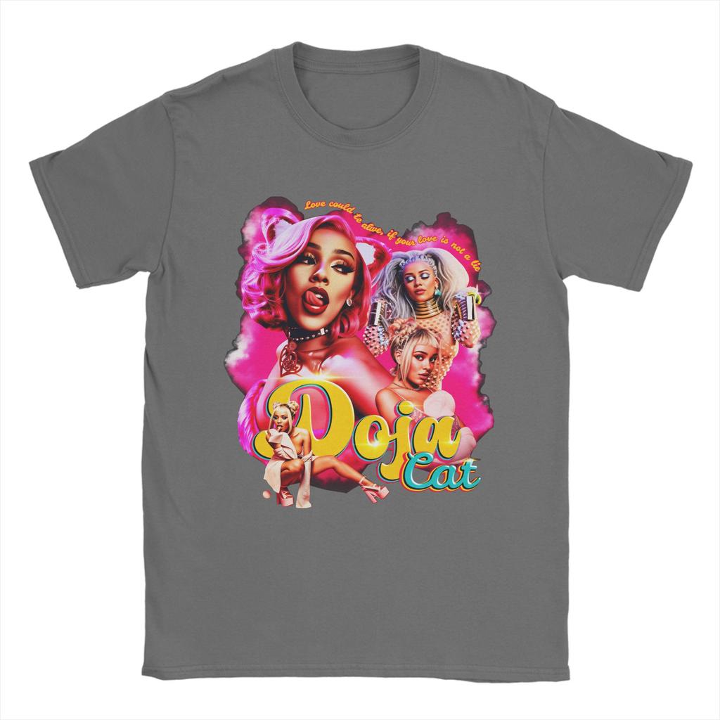 Футболка Doja Cat Tour Ma Vie для унисекс, повседневная, 100% хлопок, с круглым вырезом, короткий рукав, одежда больших размеров