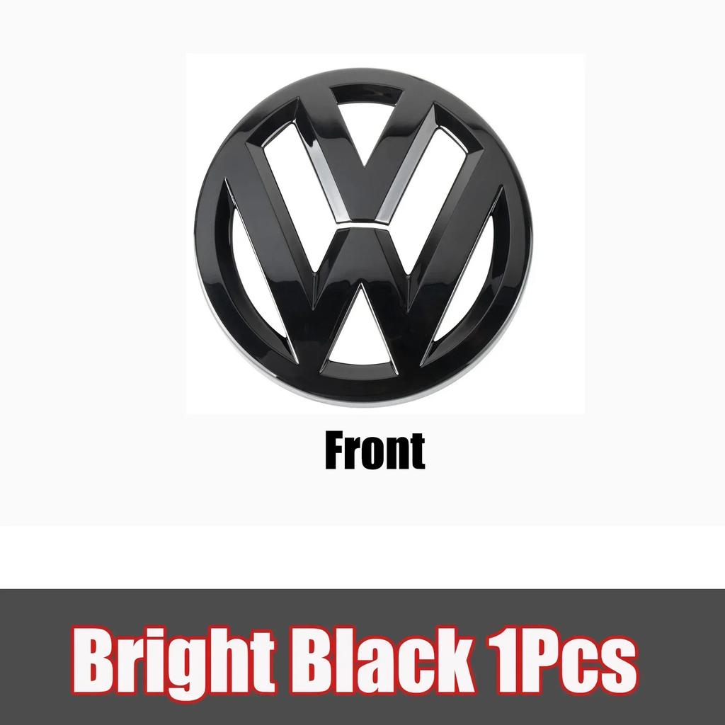 1/2Pcs Car Front Bonnet Grill Rear Trunk Emblem Logo Cover For Volkswagen VW Golf 4 5 6 7 8 MK6 Golf 7 Sportvan Polo 2013-2020 zl0