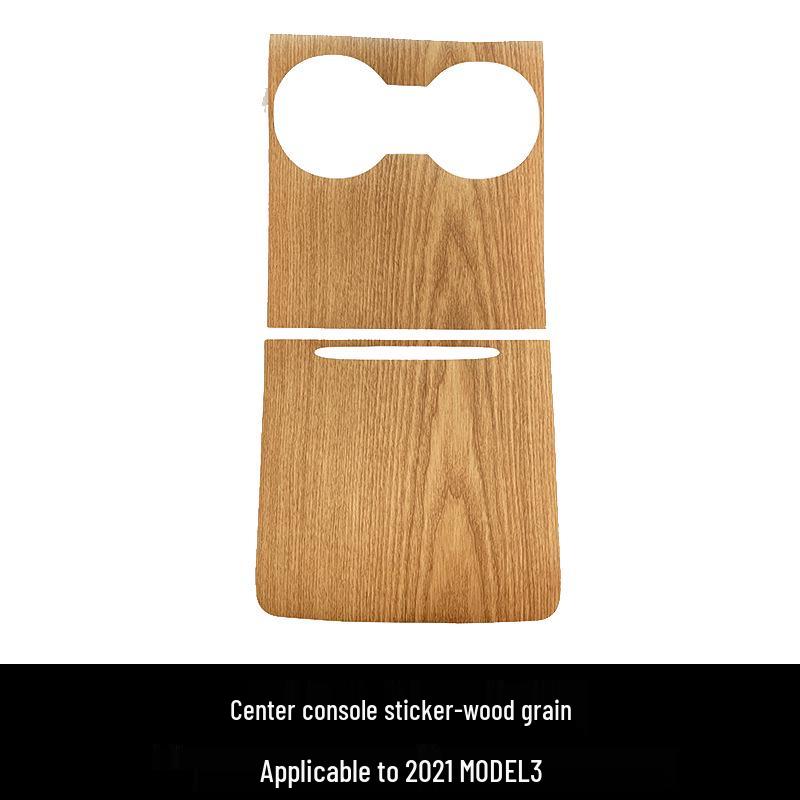 Наклейка-пленка на панель консоли Tesla Model 3/Y - Обновленный дизайн