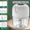 Electric Food Chopper Garlic Crusher Meat Grinder Mini Garlic Press Vegetable Chopper Masher Machine USB Kitchen Gadgets