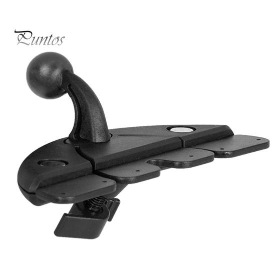 Автомобильный держатель для телефона с разъемом CD, вращающийся на 360 градусов, с противоскользящей накладкой, универсальный держатель для смартфона Samsung/MP3