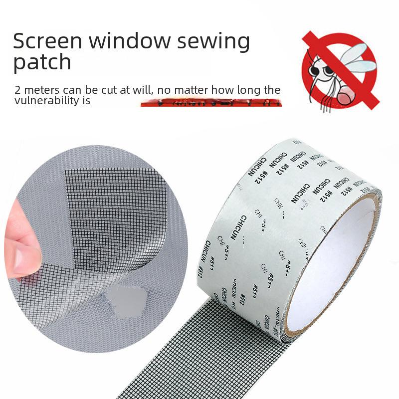 Waterproof Mosquito Net Repair Tape & Velcro Patches for Windows and Doors