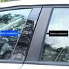 6Pcs Glossy Black Car Window Door Column B C Pillar Post Cover Trim For Fiat 500 2010 2011 2012 2013 2014-2020 Decor Stickers